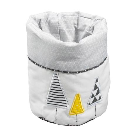 Lot de 3 corbeilles gigogne en tissu en coton - babyfan Gris 3 - vertbaudet enfant 