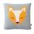 Taie de coussin en coton biologique Bleu, chaton+Écru, ourson+Gris, dino+Gris, renard+Gris, singe+Gris, toucan+Noir, chien+Rose, chat 17 - vertbaudet enfant 