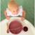 Coffret repas comme un grand assiette cuillère bavoir Caramel+Nude+Rose clair+Terracotta+Vert amande 20 - vertbaudet enfant 