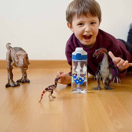 Gourde pour enfant en plastique dino Bleu 3 - vertbaudet enfant 