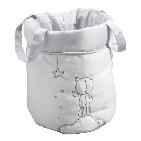 Lot de 3 panières gigognes en coton - celeste Gris 1 - vertbaudet enfant 