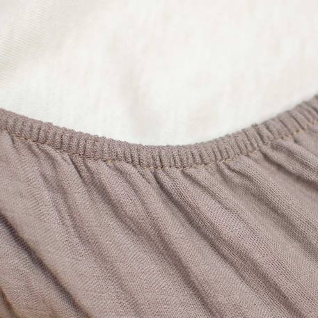 Drap housse couffin en double gaze à carreaux Beige+Blanc+Bleu+Bleu indigo+Gris clair+Marron+Rose 25 - vertbaudet enfant 