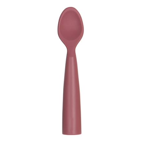 Cuillère bébé en  silicone Bleu marine+Caramel+Gris+Terracotta+Vert amande 12 - vertbaudet enfant 
