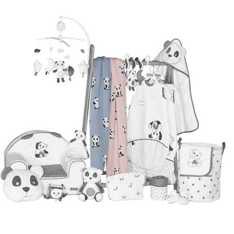 Fauteuil club en coton - chao chao Blanc 3 - vertbaudet enfant 