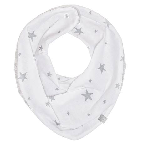 Bavoir bandana cache-cou réversible stella Blanc / bleu+Blanc / ecru+Blanc / gris+Blanc / rose+Gris+Gris/bleu+Gris/rose 13 - vertbaudet enfant 