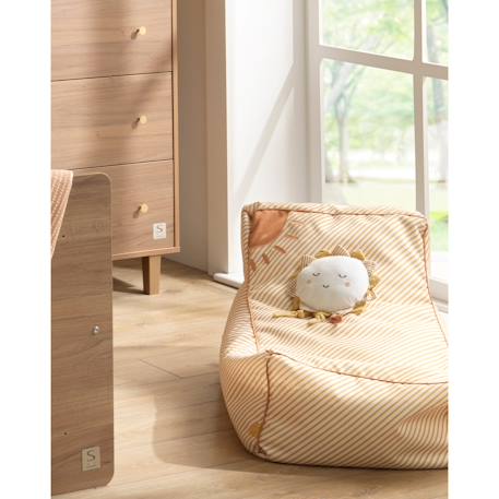 Fauteuil pouf en polyester - sunlight Blanc 4 - vertbaudet enfant 