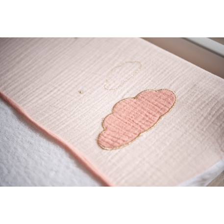 Matelas à langer en coton - lily Blanc/bleu+Blanc/gris+Blanc/rose 12 - vertbaudet enfant 