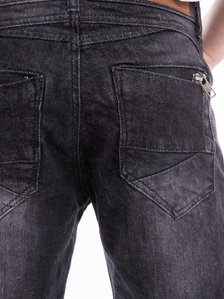 Bermuda en jean slim billing garçon Noir 3 - vertbaudet enfant 