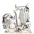 Chaussons bébé en velours - babyfan Blanc 2 - vertbaudet enfant 