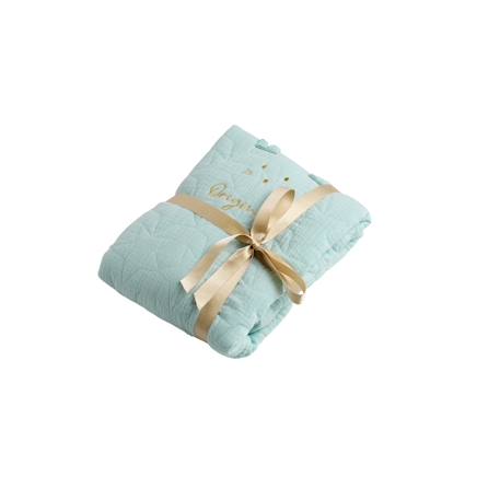 Couvre lit ovale pour berceau en coton - galopin Blanc+Bleu ciel+Bleu nuit+Jaune+Rose 6 - vertbaudet enfant 