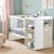 Lit bébé combiné evolutif en bois - smile Blanc+Gris 2 - vertbaudet enfant 
