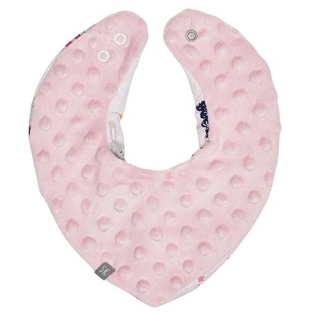 Bavoir bandana cache-cou réversible fairy Rose 2 - vertbaudet enfant 