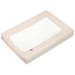 Puériculture-Housse de matelas à langer + éponge bambou jeanne
