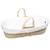 Couffin bébé avec matelas habillage et drap housse pois dorés Blanc à pois or+Camel à pois or+Vert à pois or 1 - vertbaudet enfant 