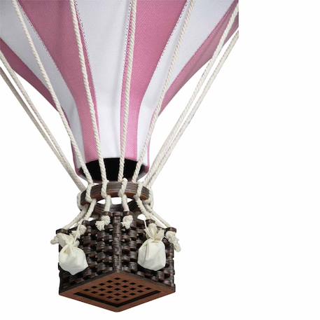 Montgolfière décorative - taille l Beige blanc+Beige et bleu+Eucalyptus+Gris clair+Rose / blanc 26 - vertbaudet enfant 