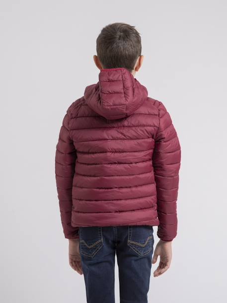 Doudoune légère capuche zilling garçon Bordeaux+Gris+Kaki 2 - vertbaudet enfant 