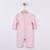Combinaison bébé en tricot de coton bio Bleu+Écru+Natural+Rose 17 - vertbaudet enfant 
