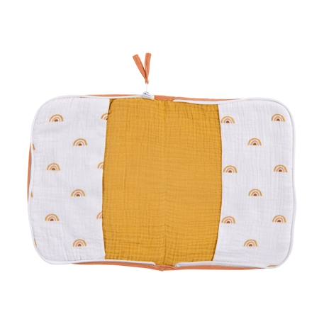 Protège carnet de santé en coton - sunlight Blanc 2 - vertbaudet enfant 