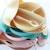 Coffret repas comme un grand assiette cuillère bavoir Caramel+Nude+Rose clair+Terracotta+Vert amande 22 - vertbaudet enfant 