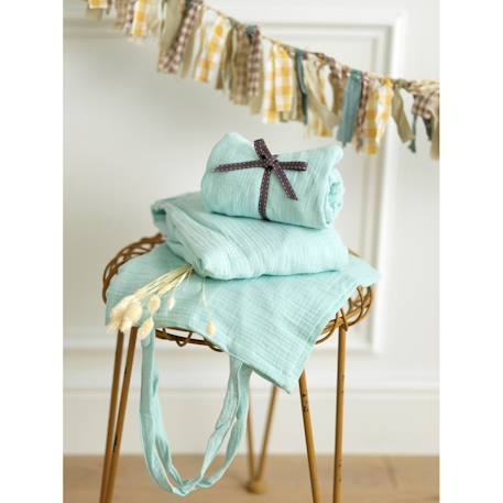 Lot 2 draps housse pour lit évolutif bébé en coton - galopin Blanc+Bleu ciel+Bleu nuit+Jaune+Rose 6 - vertbaudet enfant 