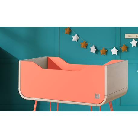 Berceau pieds métal - bambin Marron/gris+Marron/orange+Marron/vert 5 - vertbaudet enfant 