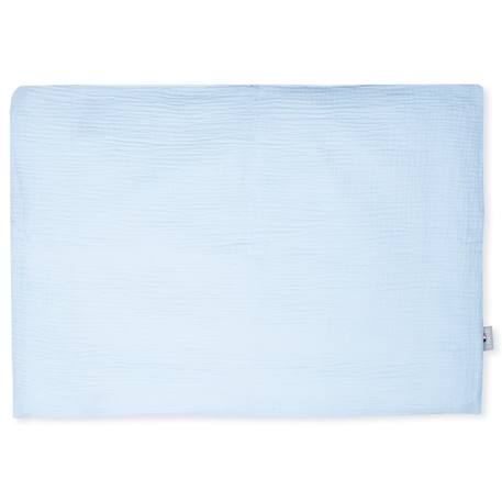 Taie d'oreiller unie en double gaze de coton Beige+Blanc+Bleu+Camel+Écru+Gris+Rose+Terracotta+Vert 5 - vertbaudet enfant 