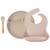 Coffret repas comme un grand assiette cuillère bavoir Caramel+Nude+Rose clair+Terracotta+Vert amande 7 - vertbaudet enfant 