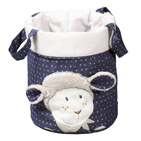 Lot de 3 corbeilles gigogne en tissu en coton - merlin Bleu 1 - vertbaudet enfant 
