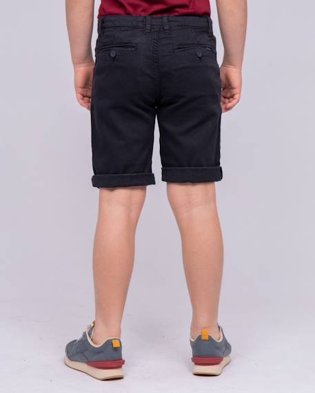 Bermuda chino bavolta garçon Beige+Bleu marine+Cognac+Marron+Noir+Rouge framboise 6 - vertbaudet enfant 