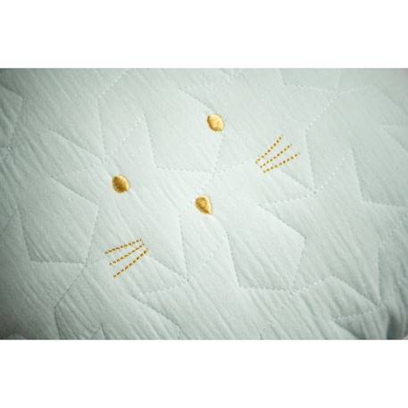 Tour de lit bébé en coton - original Bleu ciel+Bleu nuit+Jaune+Rose 3 - vertbaudet enfant 