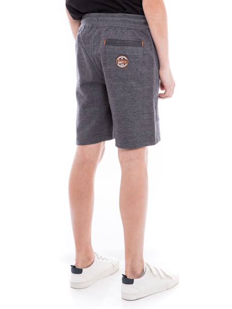 Bermuda molleton banoon garçon Gris clair+Gris foncé 6 - vertbaudet enfant 