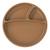Assiette bébé à ventouse en silicone Caramel+Jaune+Rose clair+Terracotta 1 - vertbaudet enfant 