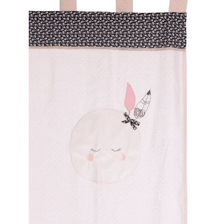 Rideau à pattes en coton - miss fleur de lune Rose 2 - vertbaudet enfant 