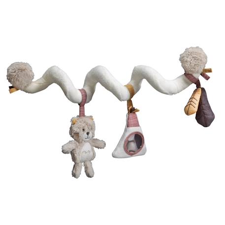 Spirale d'activités en velours - timouki Beige 1 - vertbaudet enfant 