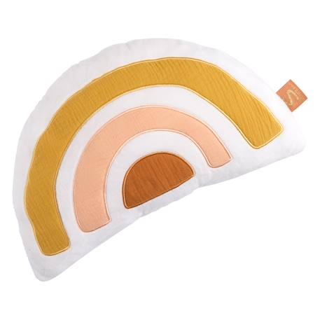 Coussin arc en ciel en coton - sunlight Blanc 1 - vertbaudet enfant 