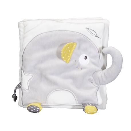 Livre d'eveil en polyester - babyfan Gris 1 - vertbaudet enfant 