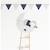 Stickers muraux mouton en papier - merlin Blanc 3 - vertbaudet enfant 