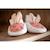 Chaussons bébé en velours - esmee Blanc 3 - vertbaudet enfant 