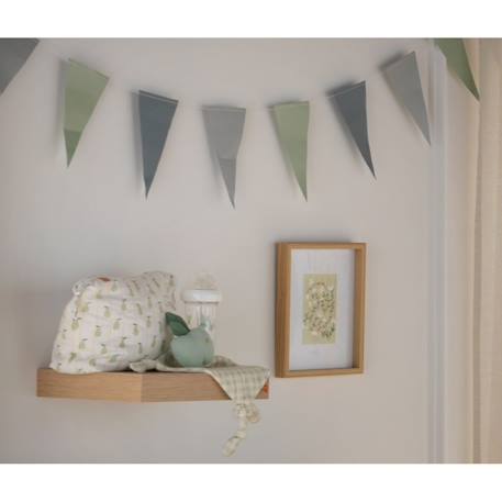 Doudou mouchoir pomme en coton - botanica Vert 4 - vertbaudet enfant 