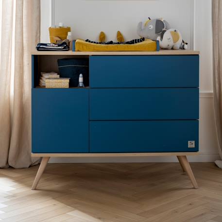 Dispositif à langer - boreale Bleu+Gris 3 - vertbaudet enfant 