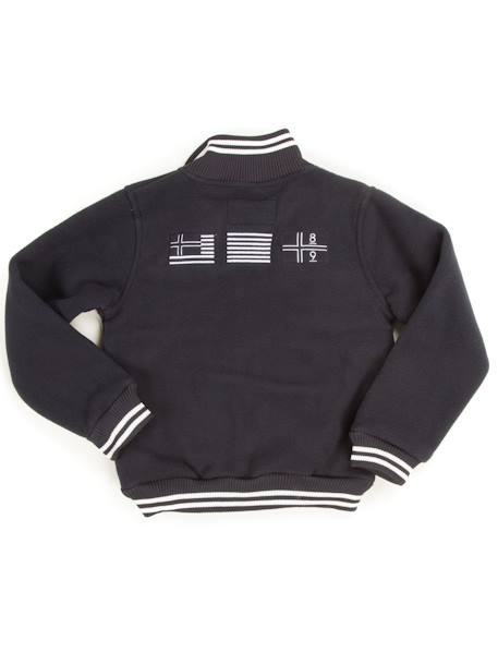 Blouson polaire zeway garçon Marine+Noir 2 - vertbaudet enfant 