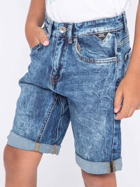 Bermuda en jean balgar garçon Bleu 3 - vertbaudet enfant 