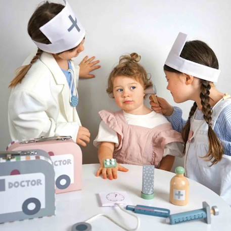 Jouet en bois - mallette de docteur Gris 3 - vertbaudet enfant 
