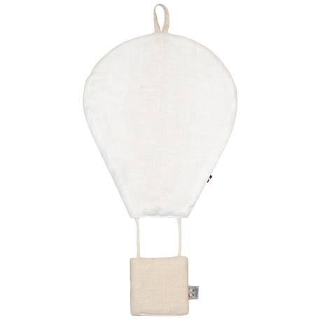Montgolfière murale décorative en lin Beige+Écru+Pêche+Vert de gris 4 - vertbaudet enfant 