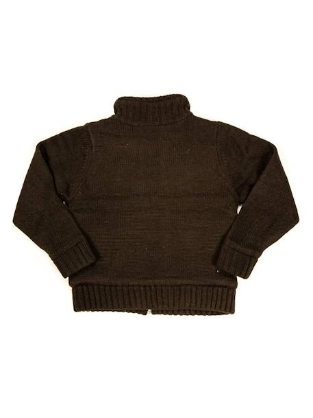 Gilet lutera garçon Marron+Noir 2 - vertbaudet enfant 