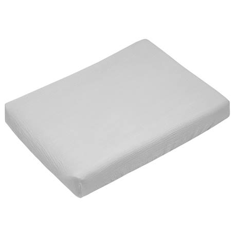 Housse de matelas à langer + éponge bambou jeanne Beige+Blanc+Bleu+Camel+Écru+Gris clair+Rose+Terracotta+Vert de gris 18 - vertbaudet enfant 