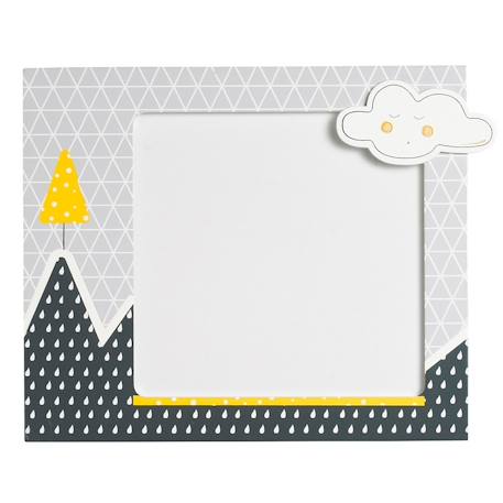 Set de 2 cadres photos enfant en bois - babyfan Gris 1 - vertbaudet enfant 
