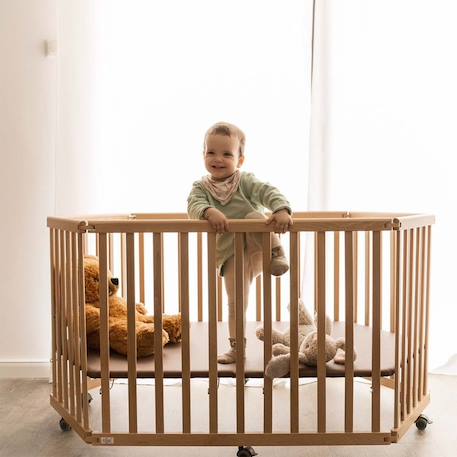 Parc bébé pliable Blanc 6 - vertbaudet enfant 