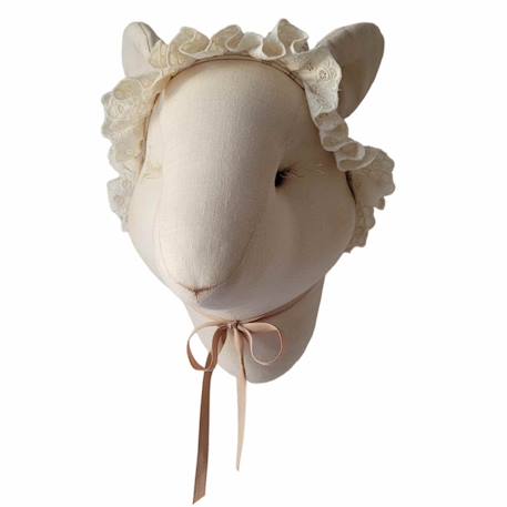 Trophée mural souris edvina en lin – décoration chambre bébé enfant Beige 1 - vertbaudet enfant 