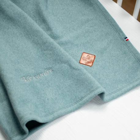 Couverture polaire  coton ultra-doux Beige+Écru+Moutarde+Rose+Vert eucalyptus 26 - vertbaudet enfant 